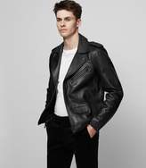 Thumbnail for your product : Reiss Hendrix Leather Biker Jacket