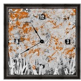 Thumbnail for your product : Green Leaf Art 'Orange Bushes' Clock