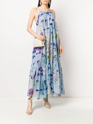 Stella McCartney Floral-Print Open-Back Maxi Dress