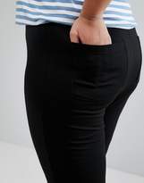 Thumbnail for your product : ASOS Curve CURVE High Waist Stretch Treggings