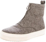 Thumbnail for your product : Celine Flannel High-Top Sneakers