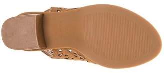 Sole New Womens Tan Billie Synthetic Sandals Gladiators Elasticated