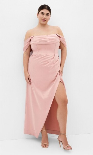 City Chic CITYCHIC|ForbiddenLoveMaxiDress-balletpink|14W