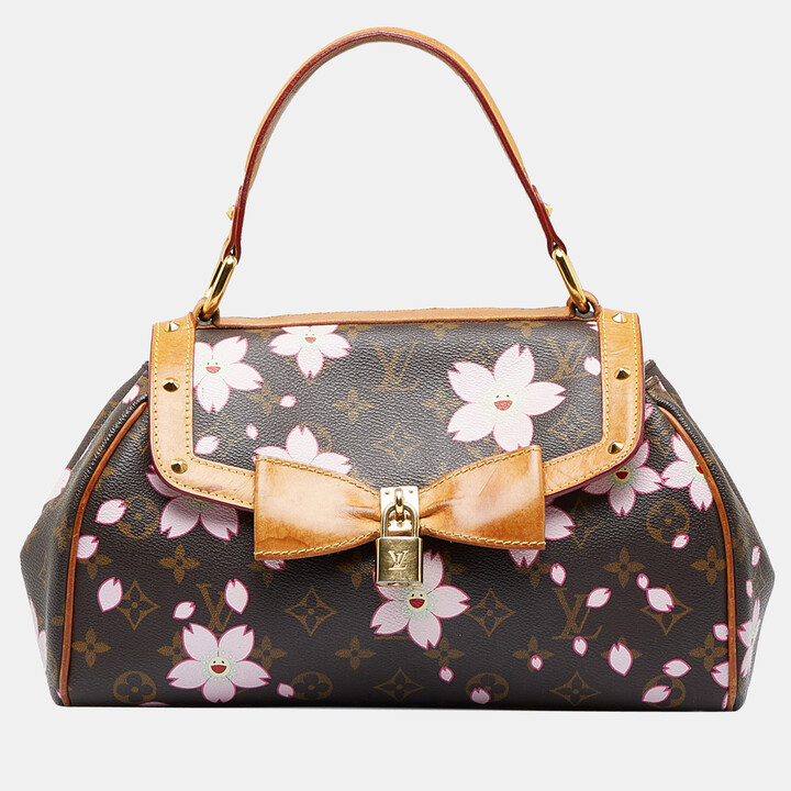 Louis Vuitton Brown/Pink Takashi Murakami Monogram Cherry Blossom Sac Retro  - ShopStyle Shoulder Bags