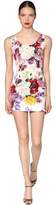 Thumbnail for your product : Dolce & Gabbana FLORAL PRINT COTTON POPLIN DRESS