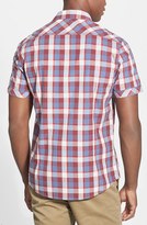 Thumbnail for your product : 7 Diamonds 'Counting Stars' Trim Fit Short Sleeve Plaid Woven Shirt