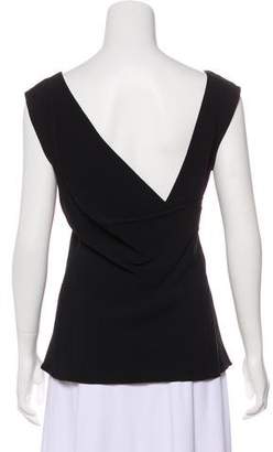 Theyskens' Theory Sleeveless Draped-Accented Top