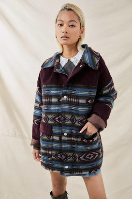 bdg floral jacquard trucker jacket