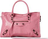 Thumbnail for your product : Balenciaga Pink Classic Metallic Edge City Small Crossbody