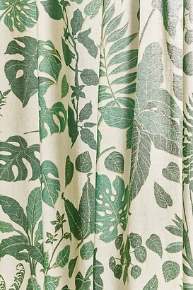 Urban Outfitters Allover Jungle Shower Curtain in Green at