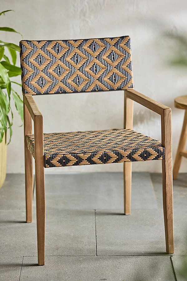 Havana Wicker + Teak Dining Chair