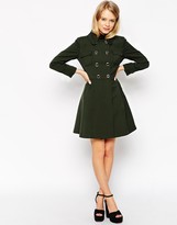 Thumbnail for your product : ASOS Coat With 60s Styling