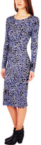 Thumbnail for your product : Derek Lam 10 Crosby Peri Printed Long Sleeve Dress