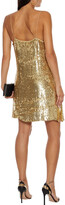 Thumbnail for your product : Caroline Constas Elena sequined georgette mini slip dress