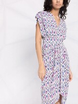 Thumbnail for your product : MARANT ÉTOILE Graphic Print Midi Dress