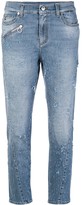 Thumbnail for your product : Versace Jeans Couture Low Rise Distressed Straight Jeans