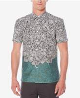 Thumbnail for your product : Perry Ellis Men's Classic-Fit Luau Colorblocked Floral-Print Shirt