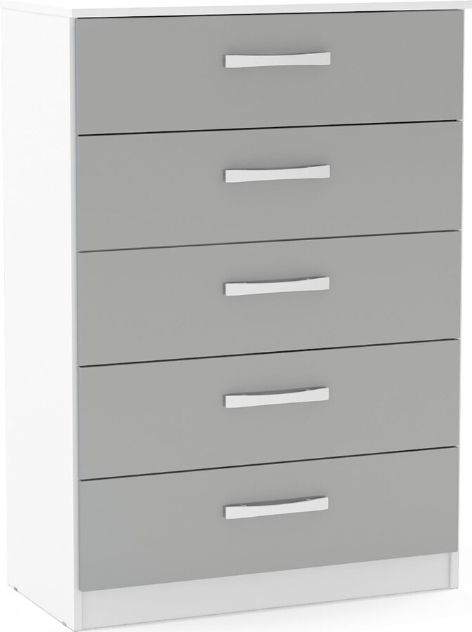 Dunelm Lynx 5 Drawer Chest Grey ShopStyle