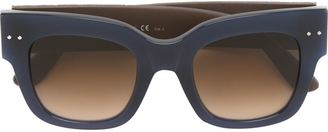 Bottega Veneta square frame sunglasses - unisex - Acetate - One Size