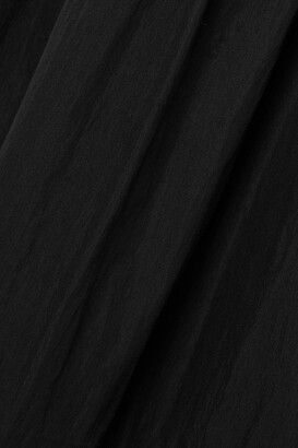 Co Tiered Cotton-blend Maxi Dress - Black