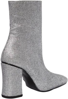Dorateymur 90mm Glitter Fabric Ankle Boots