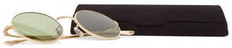 The Row X Oliver Peoples After Midnight Metal Sunglasses - Green