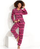 Thumbnail for your product : Hello Kitty Lovely Dreamer Notch Collar Fleece Pajama Set