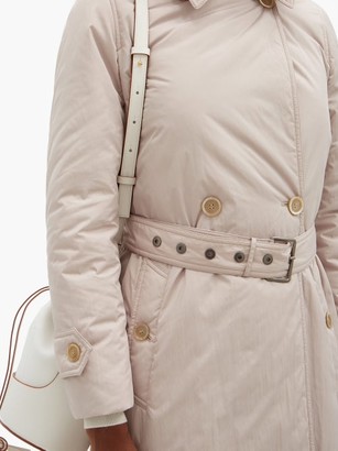 Brunello Cucinelli Belted Padded Trench Coat - Light Beige