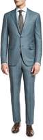 Thumbnail for your product : Ermenegildo Zegna Trofeo® Tonal Plaid Two-Piece Suit, Light Green