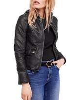 Thumbnail for your product : Free People Monroe Hooded Faux-Leather Jacket