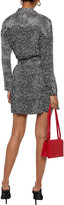 Thumbnail for your product : Alice + Olivia Jodi Leopard-jacquard Mini Shirt Dress