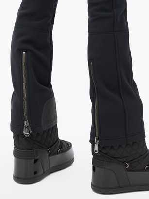 Goldbergh Pippa Belted Slim-fit Soft-shell Ski Trousers - Black