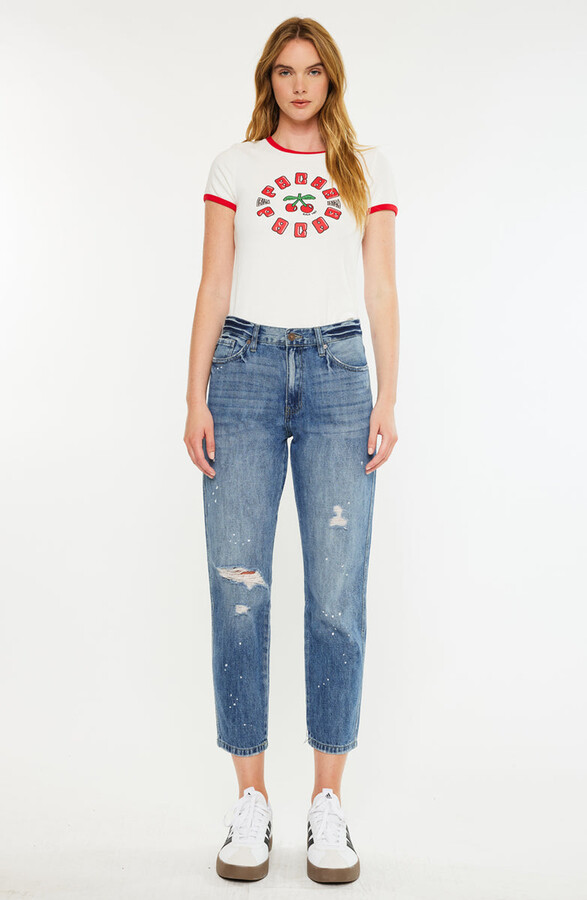 Kancan Lorelei Ultra High Rise Mom Jeans