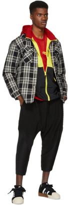 Opening Ceremony Black and Yellow Crinkle Storm Jacket