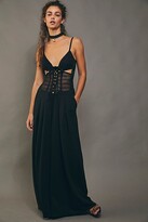 Corset Crepe Jumpsuit by at Free Peop 
