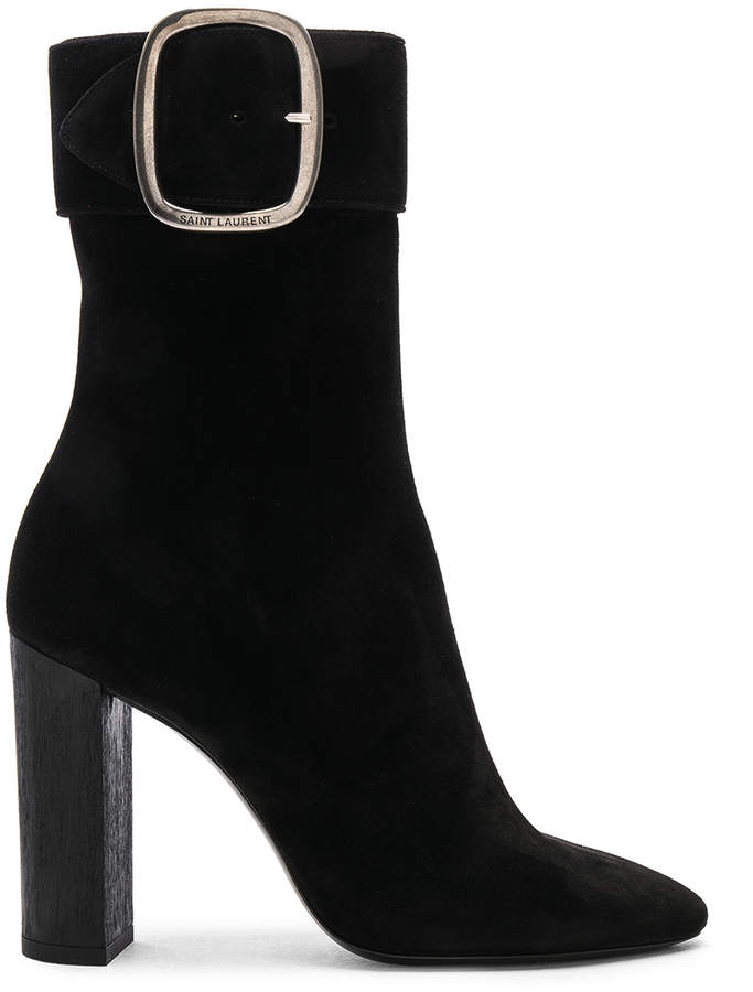 saint laurent buckle boots