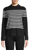 Thumbnail for your product : Karl Lagerfeld Paris Striped Rugby Sweater