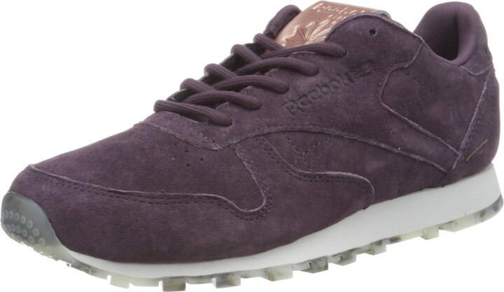 purple suede reebok classics