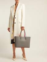 Thumbnail for your product : Christian Louboutin Cabata Spike-embellished Leather Tote - Womens - Light Grey