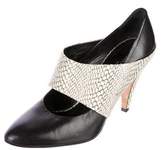 Thumbnail for your product : Loeffler Randall Leather Semi-Pointed Toe Pumps