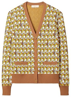 rust coloured cardigan