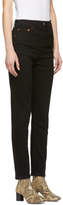 Thumbnail for your product : RE/DONE Black Originals High-Rise Ankle Crop Jeans