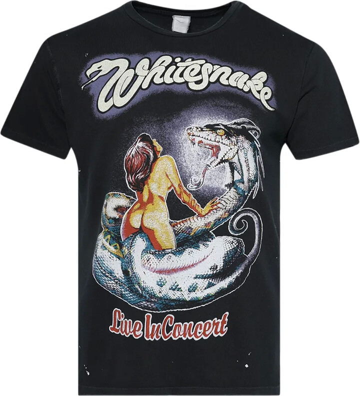 MadeWorn whitesnake band-print T-shirt