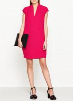 Thumbnail for your product : Whistles Polly V Neck Dress -Pink