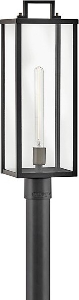 Hinkley Catalina Outdoor Post Light in Black