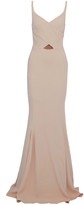 Thumbnail for your product : Stella McCartney Fluted Wrap-effect Crepe Gown