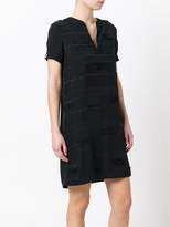 Thumbnail for your product : Versace Jeans frayed trim dress
