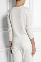 Thumbnail for your product : Christopher Kane Buttercup embellished cashmere sweater