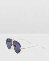 Thumbnail for your product : Pilgrim Women's Black Aviator - Birdie Aviator Sunglasses - Size One Size at The Iconic