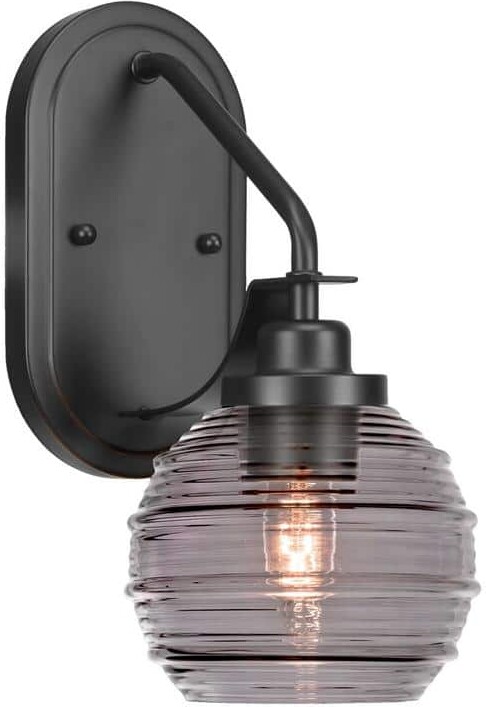 Monroe 1-Light Matte Black Wall Sconce